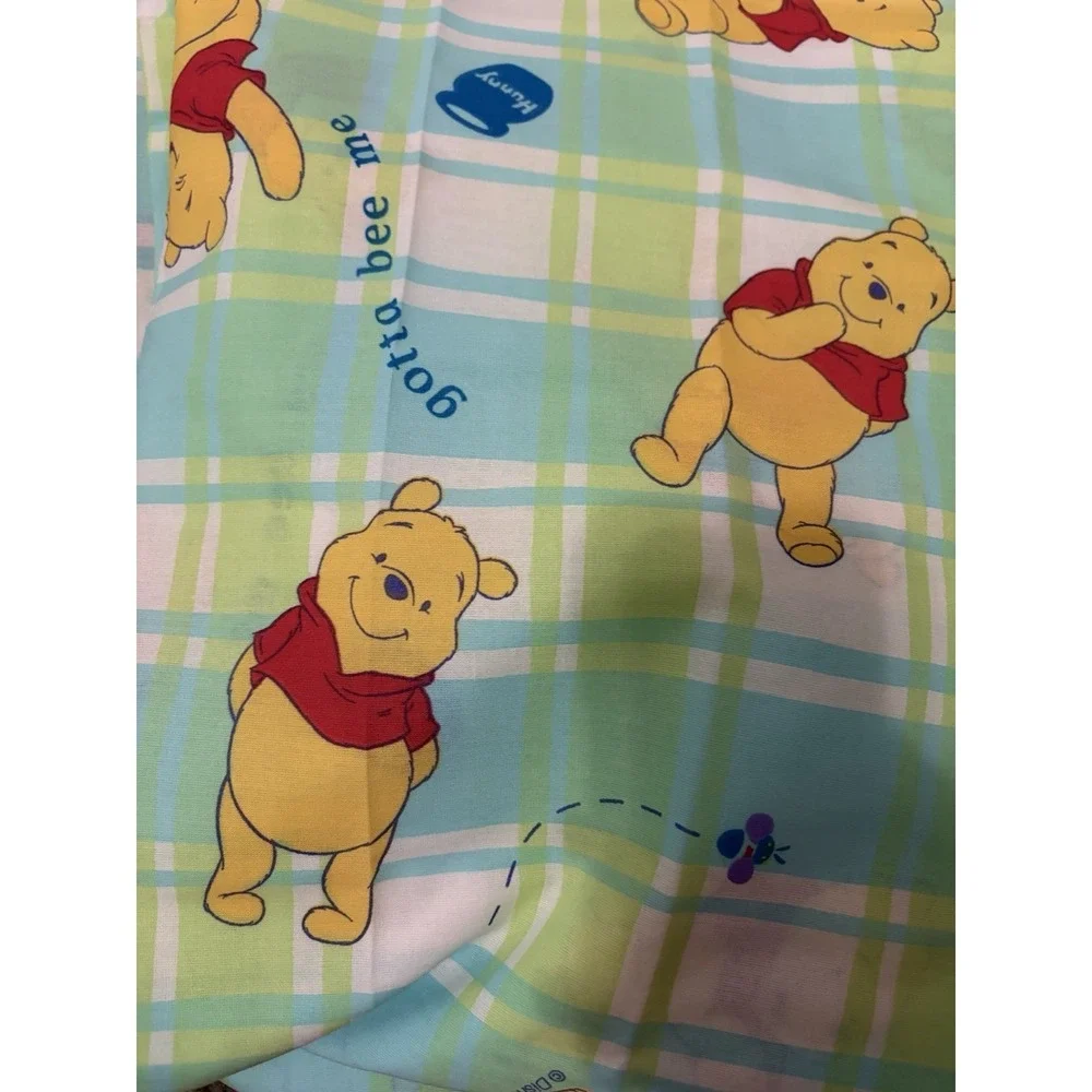 Vintage Disney Winnie the Pooh Twin Flat Sheet & Pillowcase Set Gotta Bee Me